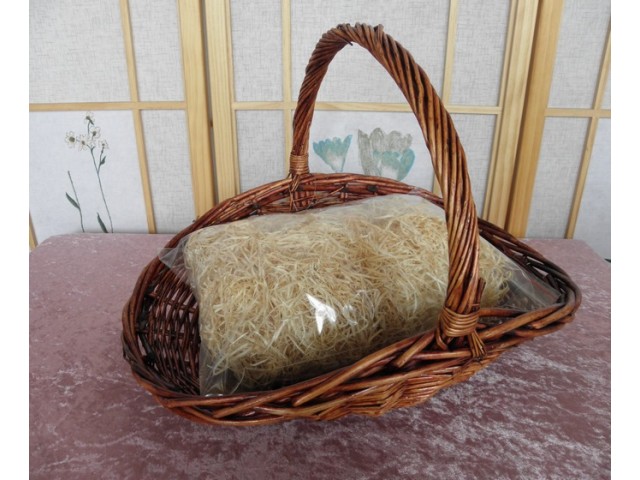 Gavekurv med træuld